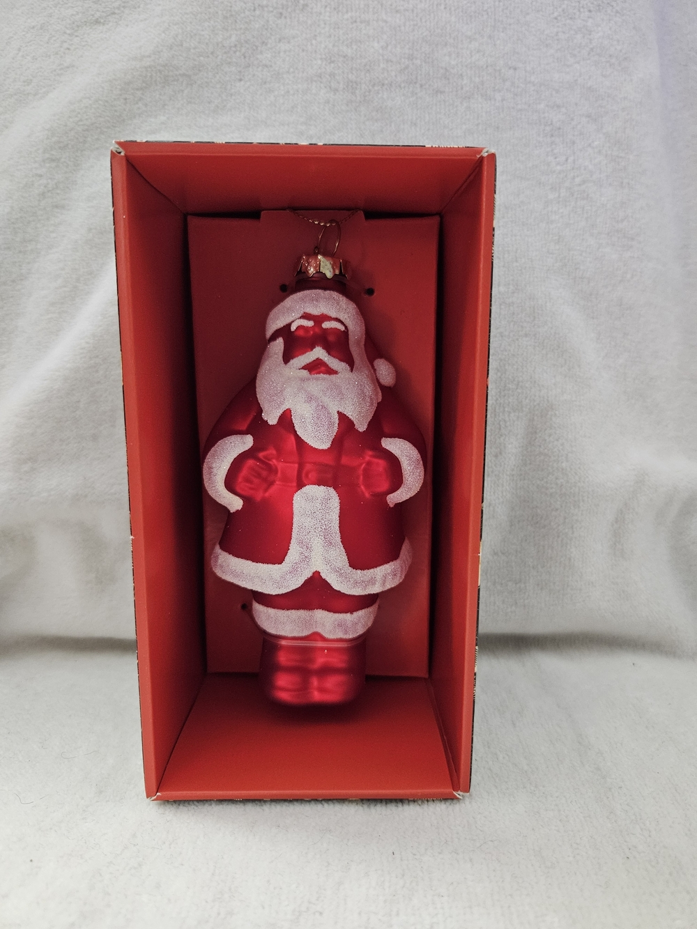 NIB John Derian for Target Christmas Glass Santa Claus Ornament 2025